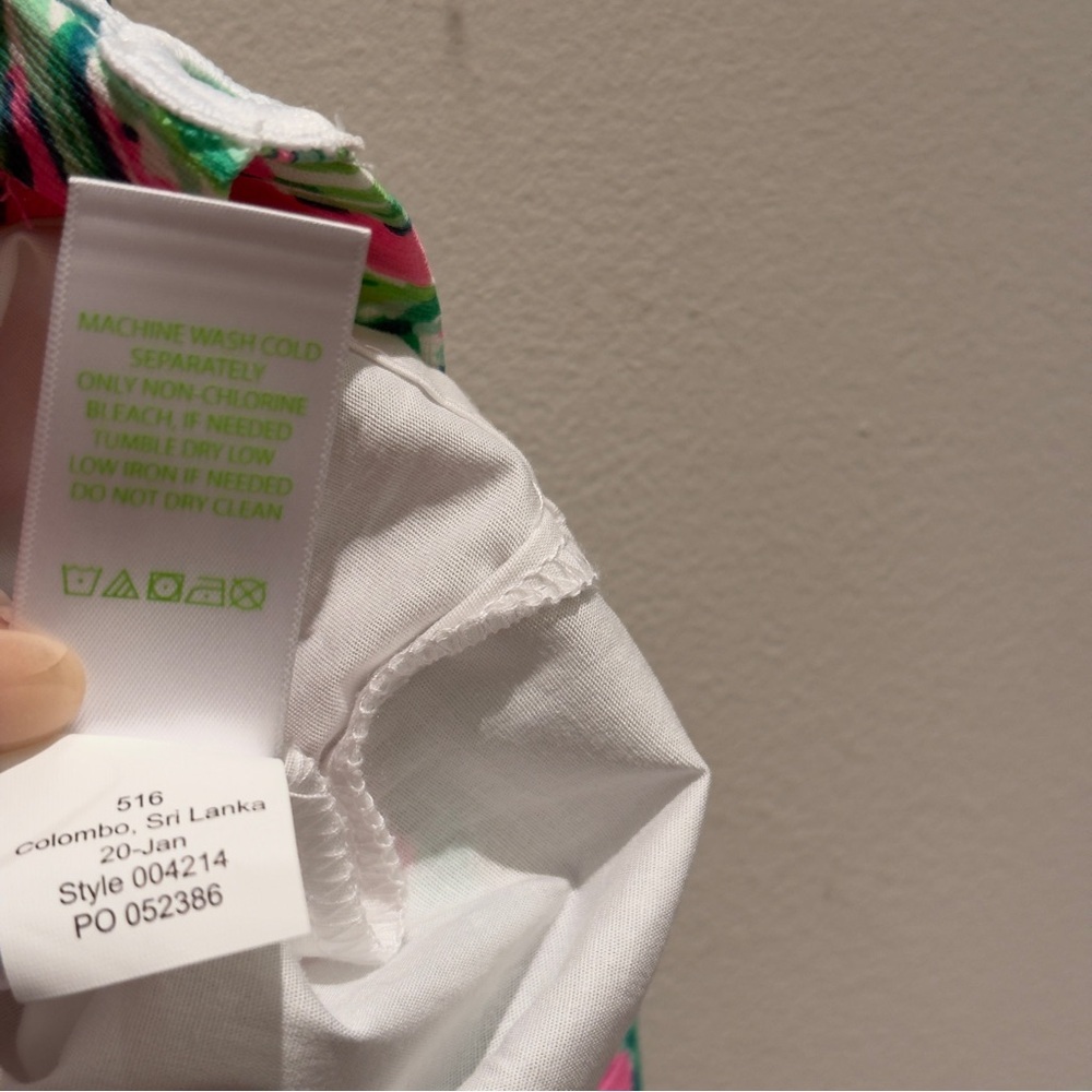 NWOT- Lilly Pulitzer Prosecco Pink Hanging Around Tawney Monkey Skort Size 6 - Picture 7 of 9